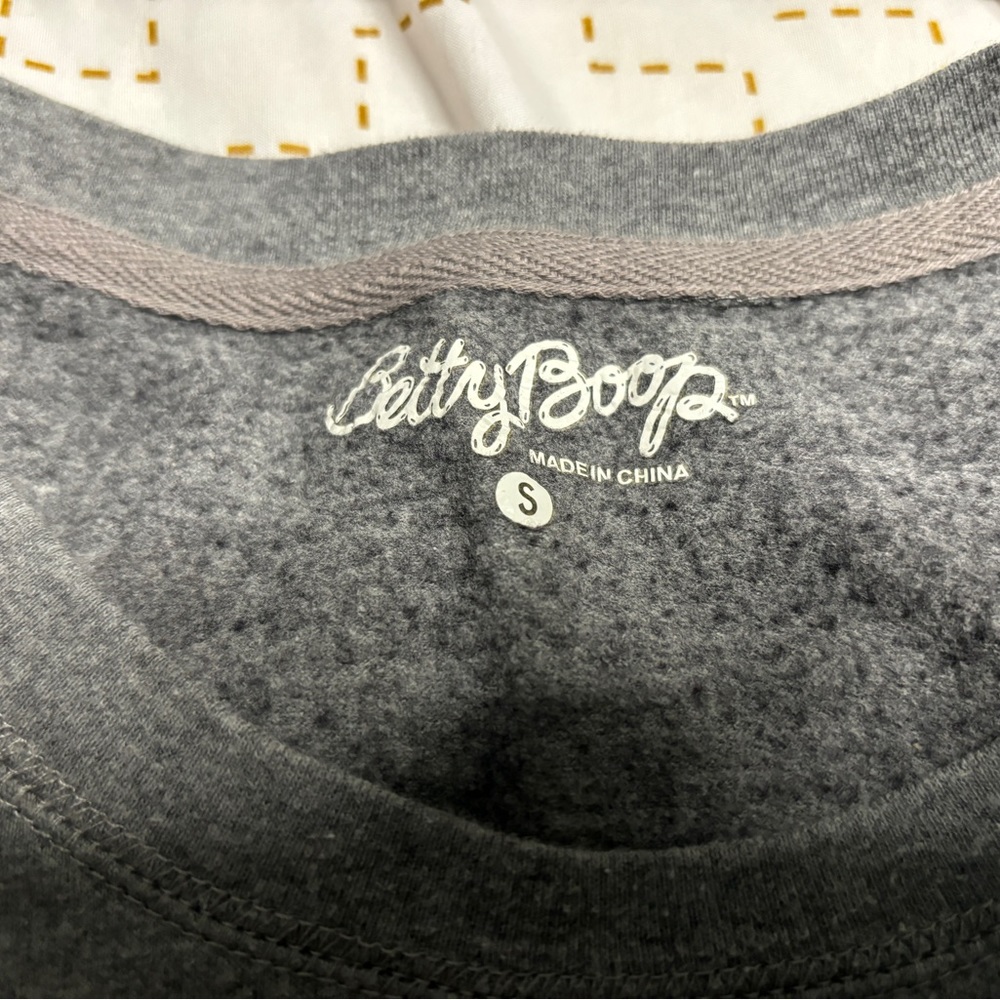 VINTAGE BETTY BOOP SWEATSHIRT DRESS - Picture 11 of 16